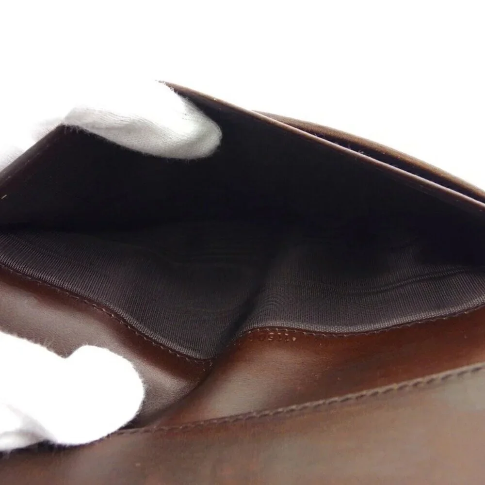 GUCCI Purse Brown gold Women 115085 Authentic secondhand - Picture 6 of 9